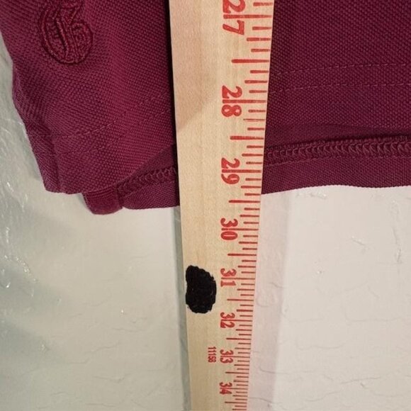 Greyson Polo Shirt Mens Large Burgundy brrr Cooling Performance Golf Stretch - Picture 8 of 8